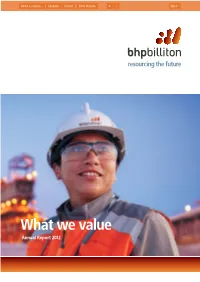 What We Value Annual Report 2012 Our Charter