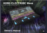 ELECTRIBE Wave Is Structured