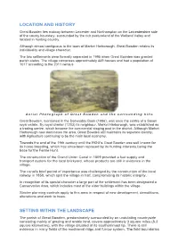 Location and History Setting