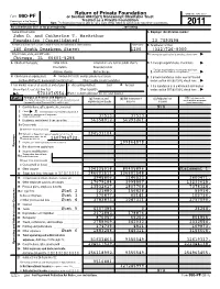 Return of Private Foundation 990-PF