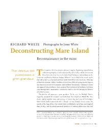 Deconstructing Mare Island Reconnaissance in the Ruins