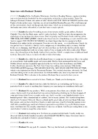 Interview with Roshani Chokshi