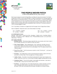 People Mover Patch Program Flyer