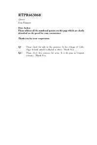 RTPR463068 Queries Eo´In Flannery