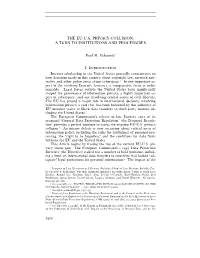 The Eu-Us Privacy Collision