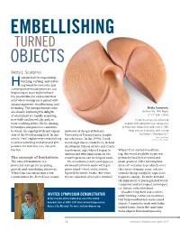 Embellishing Turned Objects by Betty Scarpino