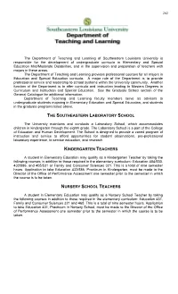 Teaching and Learning
