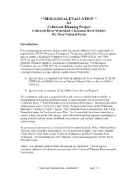 Collawash Timber Sale EA Appendix C