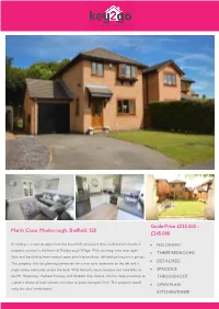 Marsh Close, Mosborough, Sheffield, S20 Guide Price