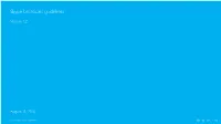 Skype Broadcast Guidelines