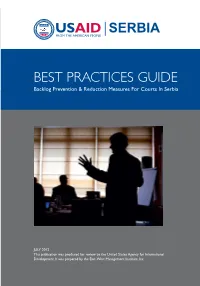 Best Practices Guide Backlog Reduction and Prevention Measures
