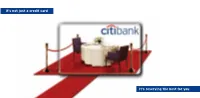 It's Not Just a Credit Card It's Reserving the Best For