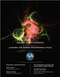 Report on NSF FEW Workshop On