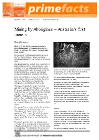Mining by Aborigines – Australia's First Miners