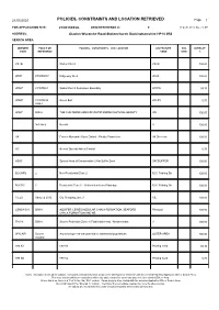 POLICIES, CONSTRAINTS and LOCATION RETRIEVED Page 1