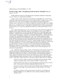 Administration of Joseph R. Biden, Jr., 2021 Executive Order 14009
