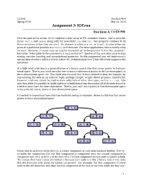 Assignment 3: Kdtree ______Due June 4, 11:59 PM