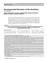 Developmental Disorders of the Dentition: an Update OPHIR D