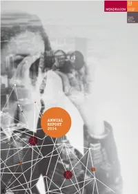 INFORME ANUAL 2014 Annual Report 2014