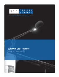 2010 Summary and Key Findings