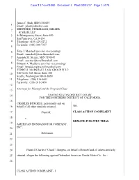 Class Action Complaint