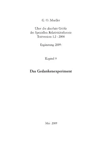 Das Gedankenexperiment