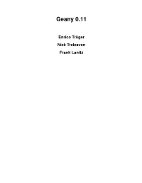 Geany-0.11.Pdf