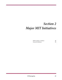 Section 2: Major MIT Initiatives (PDF)