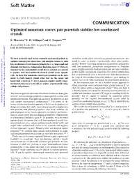 Soft Matter COMMUNICATION