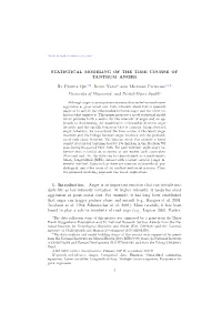 Statistical Modeling of the Time Course of Tantrum Anger