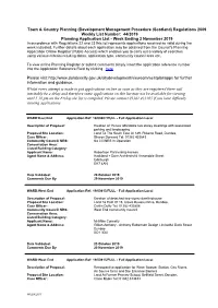 Weekly List for the Week Ending the 2Nd of November 2019