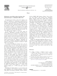 Deferiprone Versus Deferoxamine in Patients with Thalassemia Major