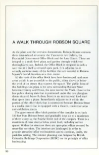 A Walk Through Robson Square