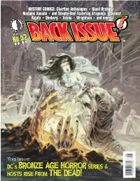 DC'sbronze AGE HORRORSERIES &