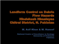 Debris Flow Hazard in Chitral