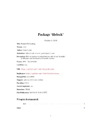 Package 'Filelock'
