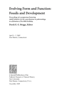 The Evolution and Development of Arthropod Appendages