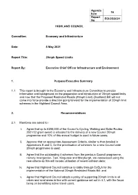 20Mph Speed Limits Report By