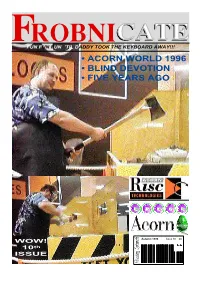 FROBNICATE ISSUE 10 — Autumn 1996 Page 4 Point•ﬁve•Decade Welcome to a Look Back