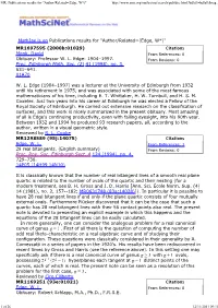 MR: Publications Results for "Author/Related=(Edge, W*)"