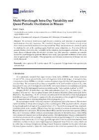 Multi-Wavelength Intra-Day Variability and Quasi-Periodic Oscillation in Blazars