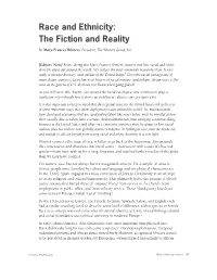 Race and Ethnicity: the Fiction and Reality
