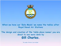RNAS Table Names