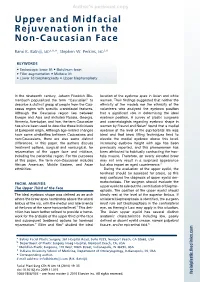 Upper and Midfacial Rejuvenation in the Non-Caucasian Face