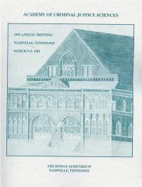 1991 Annual Meeting Program