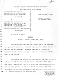 AMENDED COMPLAINT V