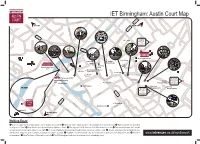 IET Birmingham: Austin Court Map
