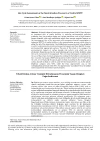 Life Cycle Assessment of the Neutralization Process in a Textile WWTP