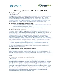 The Merger Between HGF & Homepna