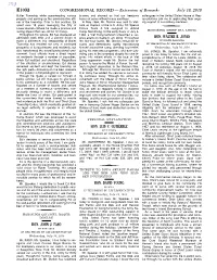 CONGRESSIONAL RECORD— Extensions of Remarks E1032 HON